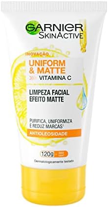 Revisão do Produto: Sabonete Facial Garnier Uniform & Matte Vitamina ‌C!