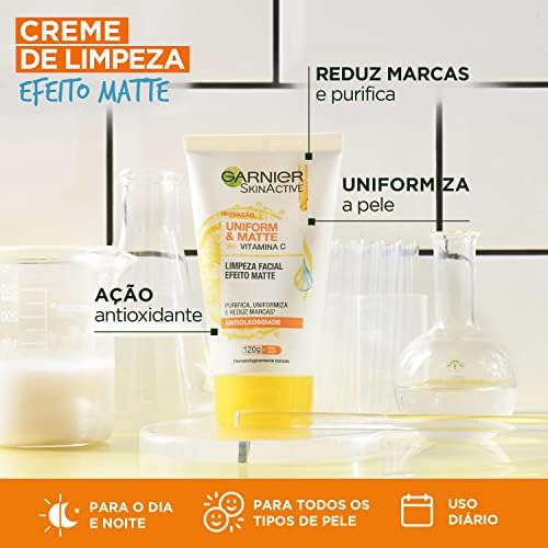 Revisão do Produto: Sabonete Facial Garnier Uniform & Matte Vitamina C!