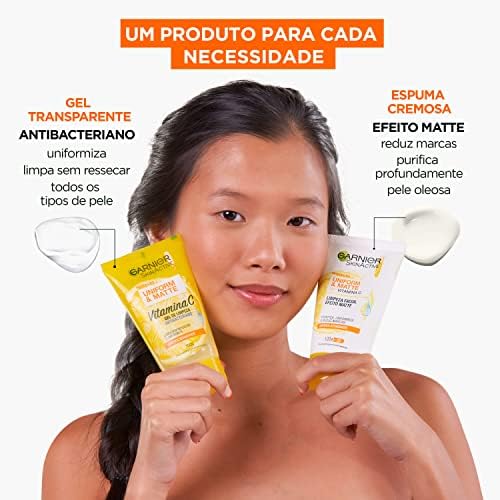 Revisão do​ Produto: Sabonete Facial‌ Garnier Uniform &⁣ Matte Vitamina C!